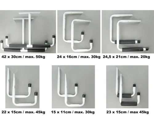 Haken Set Wandhaken Decken Schwerlast Haken Leiter Fahrrad Reifen halterung