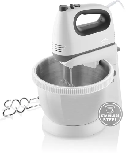 ETA Handmixer Crema II mit Schüssel – 400 W, 5 Geschwindigkeitsstufen, Turbo-Funktion