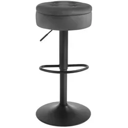 WOLTU Hochwertiger Küchenhocker mit Stauraum in silber von WOLTU