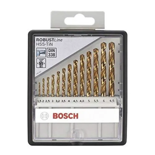 Bosch Accessories Professional 13tlg. Metallbohrer-Set HSS-TiN