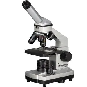 Bresser Mikroskop BIOLUX CA 40x-1024x - Hochwertiges Mikroskop Set mit LED-Beleuchtung, ideal für Einsteiger und mobile Anwendungen mit Smartphone Kamera Halter