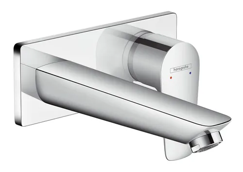 hansgrohe Talis E Waschtischarmatur 71732000 - Elegante Unterputz Wandarmatur - Waschtischarmatur mit 165 mm Ausladung, ideal für moderne Bäder. Genießen Sie den Normalstrahl mit einer Durchflussmenge von 5 l/min und eine unkomplizierte Installation.
