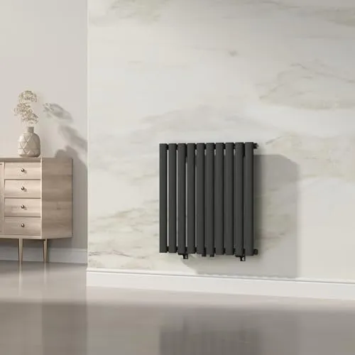 [neu.haus] Flachheizkörper Nore 60x60cm Schwarz