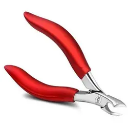 BEZOX Nagelzange Kopfschneider Nagelschere aus Edelstahl für dicke Fußnägel - Ergonomische Nagelzange für müheloses Trimmen dicker Nägel. Scharfe Klingen und gebogene Backen sorgen für präzise Schnitte. Ideal für professionelle und private Nagelpflege.