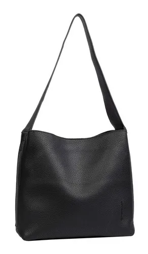 TOM TAILOR Hobo Bag Schwarz - Handtaschen aus 100% Polyurethan, stilvolle Hobo Bag mit magnetischem Taschenverschluss und praktischem Henkel für den Alltag.