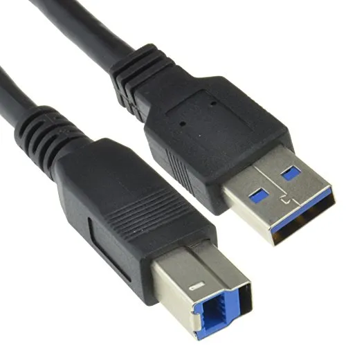 USB 3,0 SuperSpeed Kabel Stecker Stecker A Zum Stecker B Stecker Schwarz 2 m [2 Meter/2m]