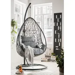 Destiny Hängesessel COCO DROP mit Gestell - Hängesessel für entspanntes Sitzen, inkl. bequemer Auflagen und belastbar bis 110 kg. Ideal für Garten oder Balkon.