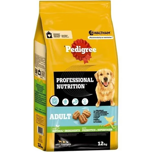PEDIGREE ADULT HUNDEFUTTER 12 kg -Huhn - Gemüse - Hunde - Trocken - Futter