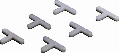 Triuso Fliesen-T-Stücke Kunststoff Fliesenlegen Abstandshalter 8mm 200 Stück