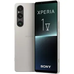 Sony Xperia 1 V 256GB 5G Smartphone in Platin-Silber von Sony