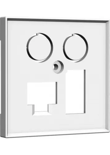 HomeWay HW-ZLTRWG55V1 TV LAN/TAE 55x55 Zentralplatte von homeway