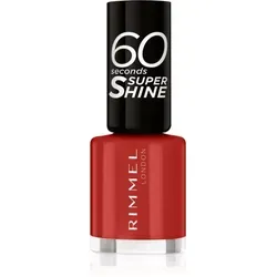 Rimmel 60 Seconds Super Shine Nagellack Farbton 310 Double Decker Red 8 ml