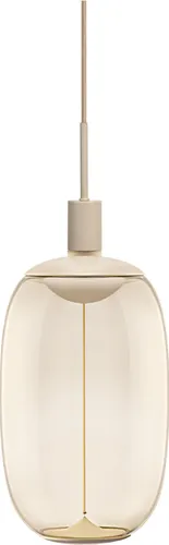 Ledvance Pendelleuchte PenduLum Needle Vintage 1906 Beige Ø10cm max. 25W E27 kürzbar