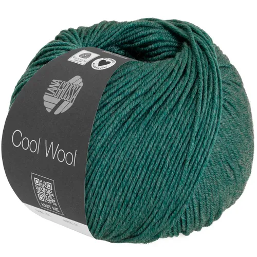 Lana Grossa COOL WOOL MELANGE (50g) Fb. 1425 in grün von LANA GROSSA