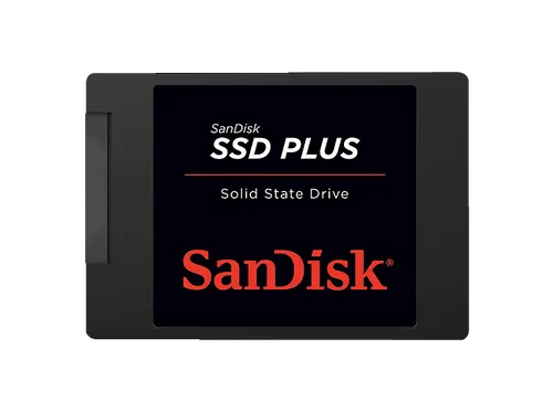 SANDISK ® SSD Plus 2 TB - Interne SATA-Festplatte - Festplatten mit 2 TB Kapazität für blitzschnelle Systemstarts und hohe Lese-/Schreibgeschwindigkeiten von bis zu 545 MB/s. Ideal für Gaming und kreative Anwendungen, stoßfest und langlebig.