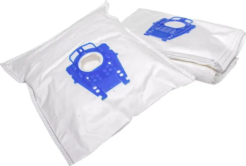 vhbw 10x Staubbeutel Ersatz für Wolf 0990 für Staubsauger - Typ P 34cm x 25cm Blau Weiß