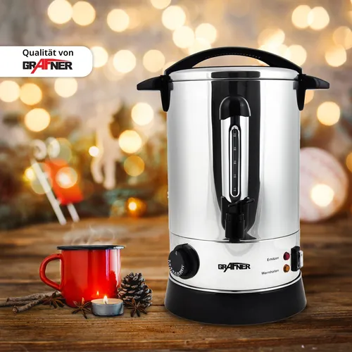 Grafner® Glühweinkocher Heißgetränkeautomat 1500 Watt