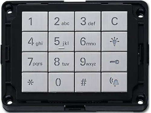 Busch-Jaeger 83171-660-101 Busch-Welcome Tastatur-Modul - Zubehör für Türkommunikations-Anlagen, ermöglicht einfachen Zutritt per Zahlencode und erhöht die Sicherheit in Ihrem Zuhause.