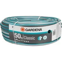 Gardena Classic Schlauch 19 mm (3/4 Zoll) - 50 m langlebiger, UV-beständiger Gartenschlauch mit 22 bar Berstdruck und 12 Jahren Garantie