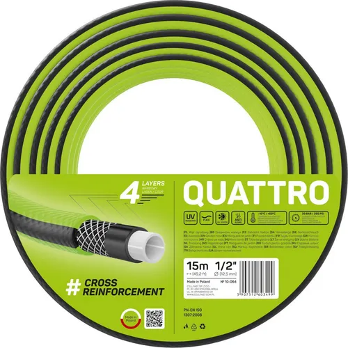 Cellfast Quattro 1/2 Zoll Gartenschlauch 15m