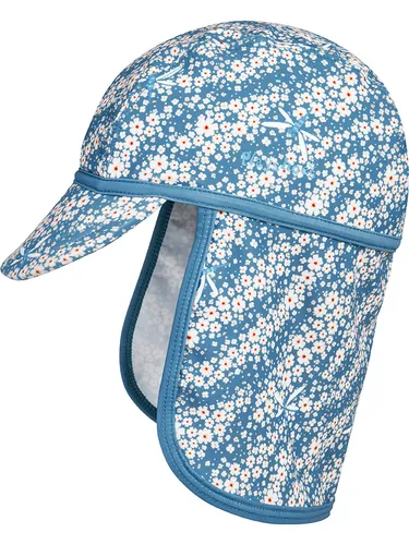 Playshoes Nackenschutzcap in Blau, Größe 49 cm, Baby