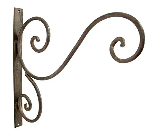 Manufaktur Lichtbogen Blumenampelhalter Wandhaken Laternenhaken Wandhalterung Metall Haken Wand