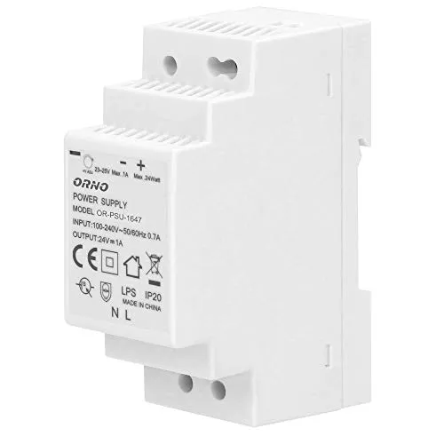 ORNO PSU-1647 Netzteil für DIN-Schiene 24VDC, 1A, 24W (2 Modul)