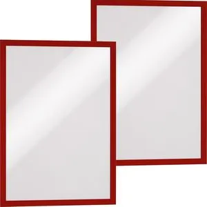 DURABLE Magnetrahmen selbstklebend DURAFRAME rot A3, 2 St. in rot von DURABLE