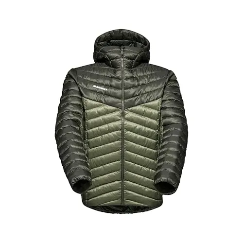 Mammut Albula IN Hooded Jacket Men XL - Outdoor Freizeitjacke für Herren, leicht und nachhaltig aus 100% Recyclingmaterialien, bietet hervorragende Wärmeleistung und wasserabweisenden Schutz.