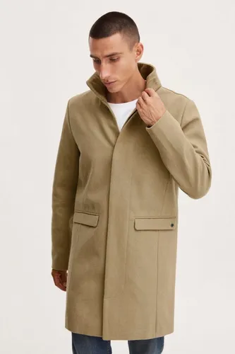 !Solid Wollmantel SDJampa Wollmantel mit versteckten Knöpfen