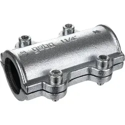 Gebo Armaturen Temperguss-Dichtschelle DS 21,3 mm, 1/2 Zoll - Rohrschellen für effektives Abdichten von Löchern und Rissen, langlebig und robust - ideal für professionelle Anwendungen.