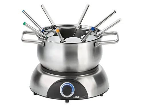 Clatronic FD 3783 Fondue Set - Vielseitiges Fondue Set für Käse, Chinoise und Schokolade – perfekt für gesellige Abende mit Familie und Freunden.