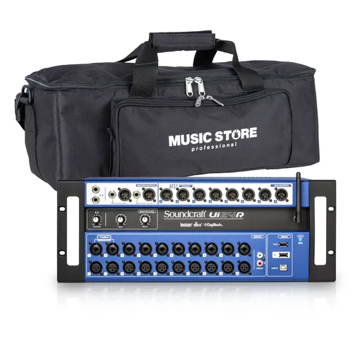 Soundcraft Ui24R Digital Mixer Set mit Stagebox-Bag