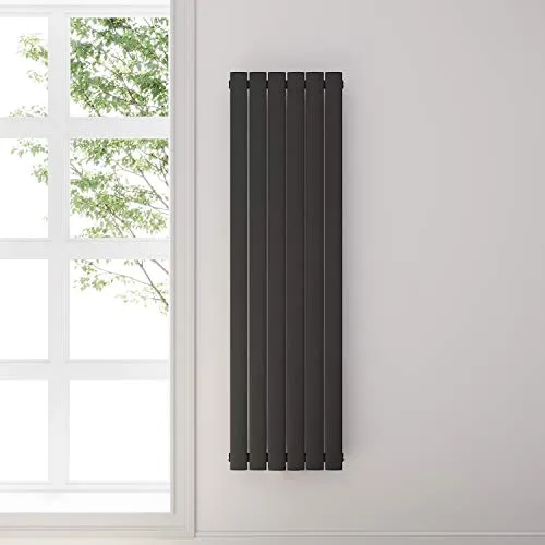 ELEGANT Badheizkörper Flach Vertikal Einlagig Mittelanschluss 1600x462mm