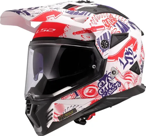 LS2 MX702 Pioneer II Fantasy Endurohelm