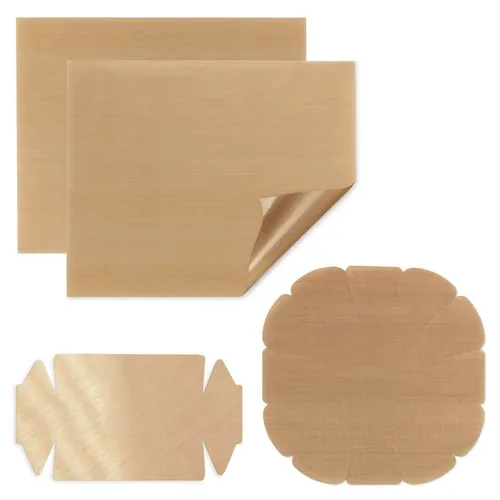 MAXIMEX Anti Haft Backform 4er Zuschnitt - Praktisches Set aus 4 wiederverwendbaren, stark reißfesten Antihaft-Backformen, ideal für müheloses Backen und perfekte Ergebnisse. Perfekt für Hobbybäcker!