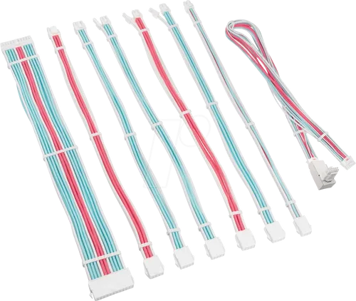 KOLINK 05754 - Kolink Core Pro Kabelset 12V-2x6 Typ 1 - weiß/blau/pink