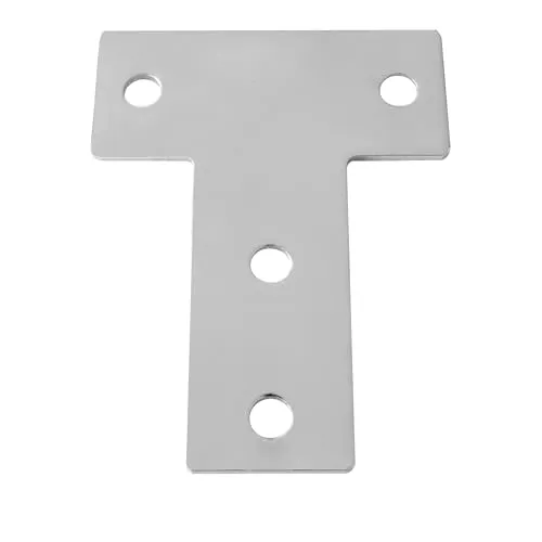 KLAK 40 - Verbinderplatte - T - 100x120mm Aussen Flachverbinder 40x40 Aluprofil - 1 Stück