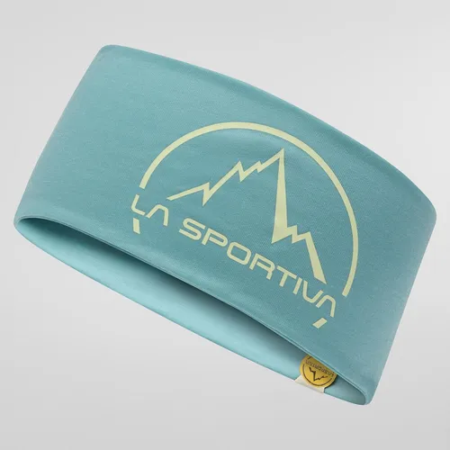 La Sportiva Artis Headband Juniper/Zest (S) - Stirnbänder für Skitouren oder Winterrunning, schweißableitend und ultraleicht mit nur 12 g in Größe M, ideal für aktive Wintersportler.