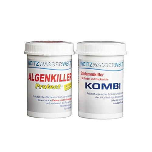 SPARSET Gartenteich für max. 5.000 Liter von Algenkiller Protect