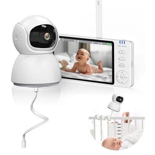Extralink Babyphone mit Kamera – 5 Zoll Display, Nachtsicht & 2 Wege Audio