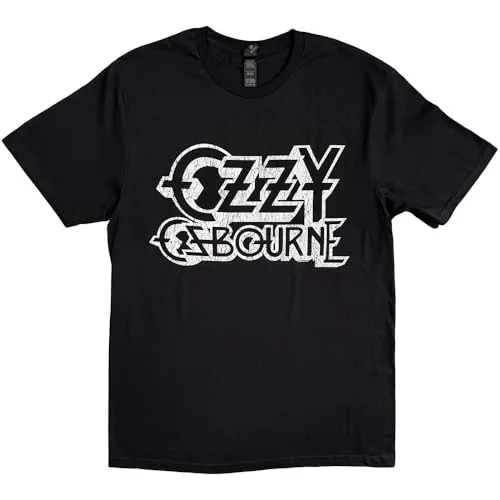 T-Shirt # M Unisex Black mit Vintage Logo - Stylisches Musik T-Shirt in Schwarz, perfekt für Fans und Sammler, mit einzigartigem Vintage Logo für einen coolen Look.