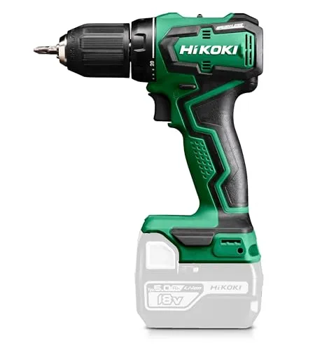 HiKOKI DS18DDW4Z Akku-Bohrschrauber 18V Li-Ion - Akkuschrauber ohne Akku, leicht und kompakt für präzises Arbeiten in engen Räumen.