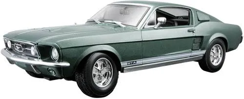 Maisto 31166 - Ford Mustang GTA Fastback '67 Modellauto - Modellfahrzeuge, detailgetreues 1:18 Modell des legendären Ford Mustang, perfekt für Sammler und Fans amerikanischer Muscle Cars.