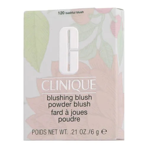 Clinique Blushing Blush Powder Blush #120 Bashful Blush 6 g - Medizinische Körperpflege mit langanhaltendem, natürlichem Farbton für einen frischen Teint und ein gesundes Aussehen.