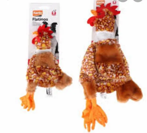 Spielzeug,Plüsch,Squeaker, Flatino, Apottieren,Hunde-Spielzeug,Huhn,Gr.Xl🐔