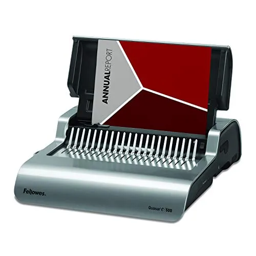 Fellowes 5620901 Büro Plastikbindegerät Quasar-E 500 grau/platin