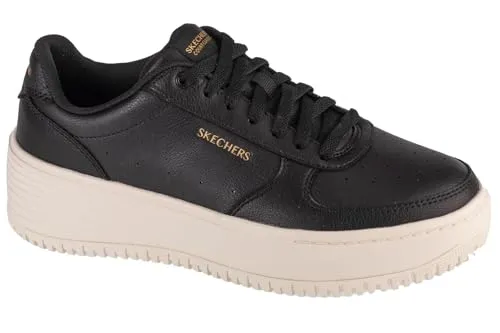 Skechers Grand 92 - Be Lifted 185110-BLK, Damen Sneaker in Schwarz - Bequeme und lässige Low-Cut Sneaker für Damen, ideal für mühelosen Streetstyle und Komfort im Alltag. Perfekt zum Hineinschlüpfen, mit stylischem Design aus Synthetik.