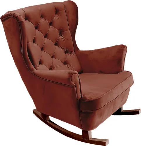 DomoHome Relaxsessel Armlehnensessel Armlehnen Fernsehsessel Loungesessel Polstersessel Couchsessel Armsessel Chair Wohnzimmersessel Ohrensessel | 102x81x95cm | Burgundy_29833