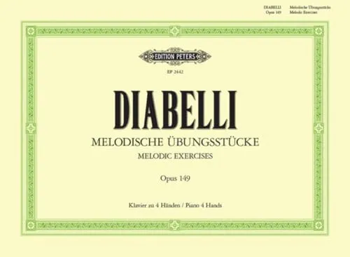 Melodische Übungsstücke: für Klavier zu vier Händen von Edition Peters